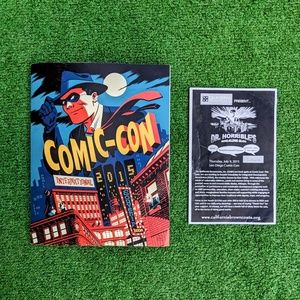 2015 San Diego Comic Con Int. The Spirit Cover Souvenir Book w/SHIELD+SHAZAM